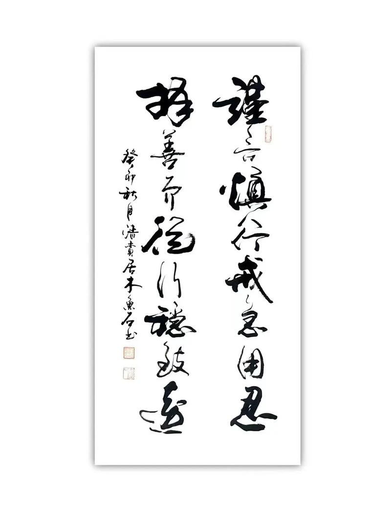 谨言慎行,戒急用忍.择善而从,行稳致远.#原创书法作品